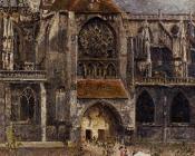 卡米耶 毕沙罗 : Portal of the Church Saint-Jacques, Dieppe